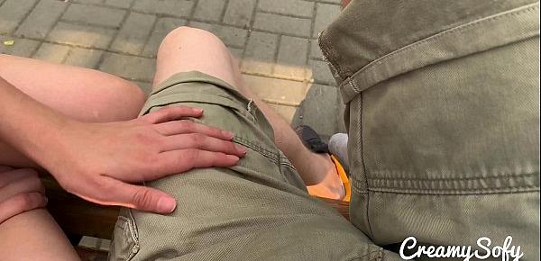 trendsSurprise from my naughty girlfriend - mini skirt and daring public blowjob - CreamySofy